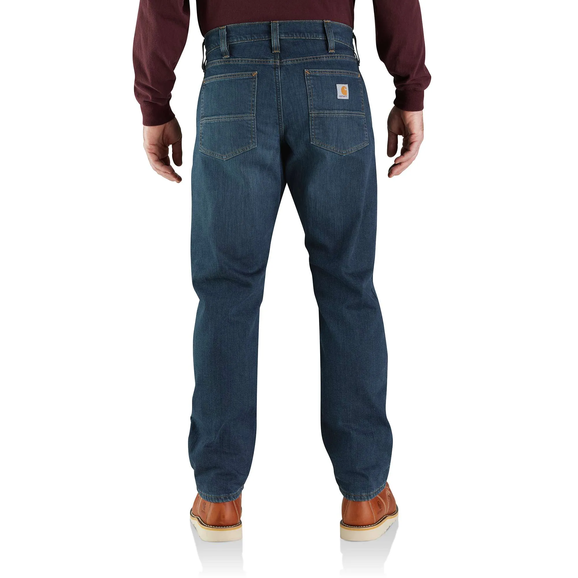 Rugged Flex® Relaxed Fit Fleece-Lined 5-Pocket Jean