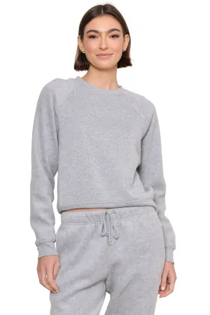 Saldana Reverse Fleece Top