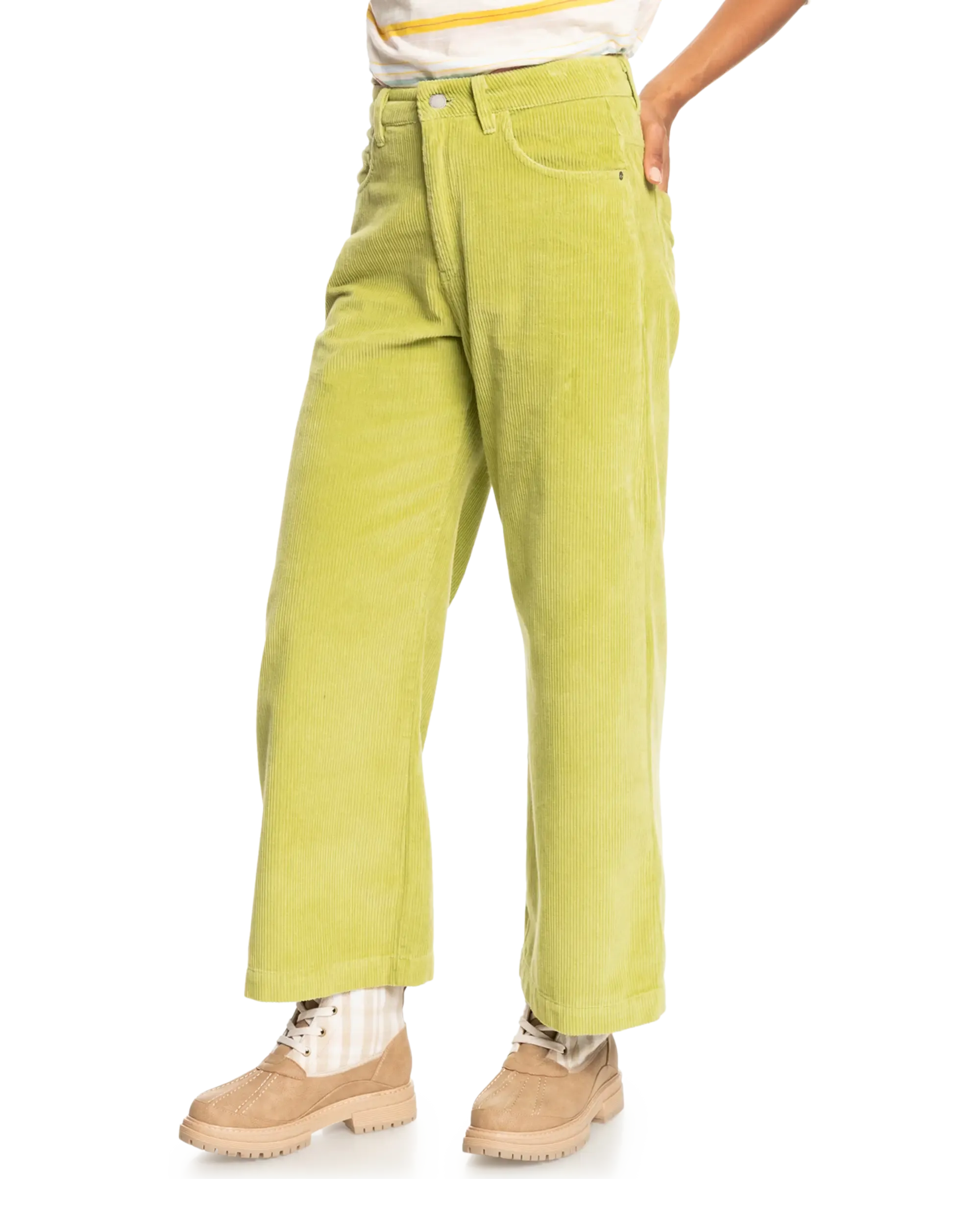 Surf On Cloud Corduroy Trousers in Fern