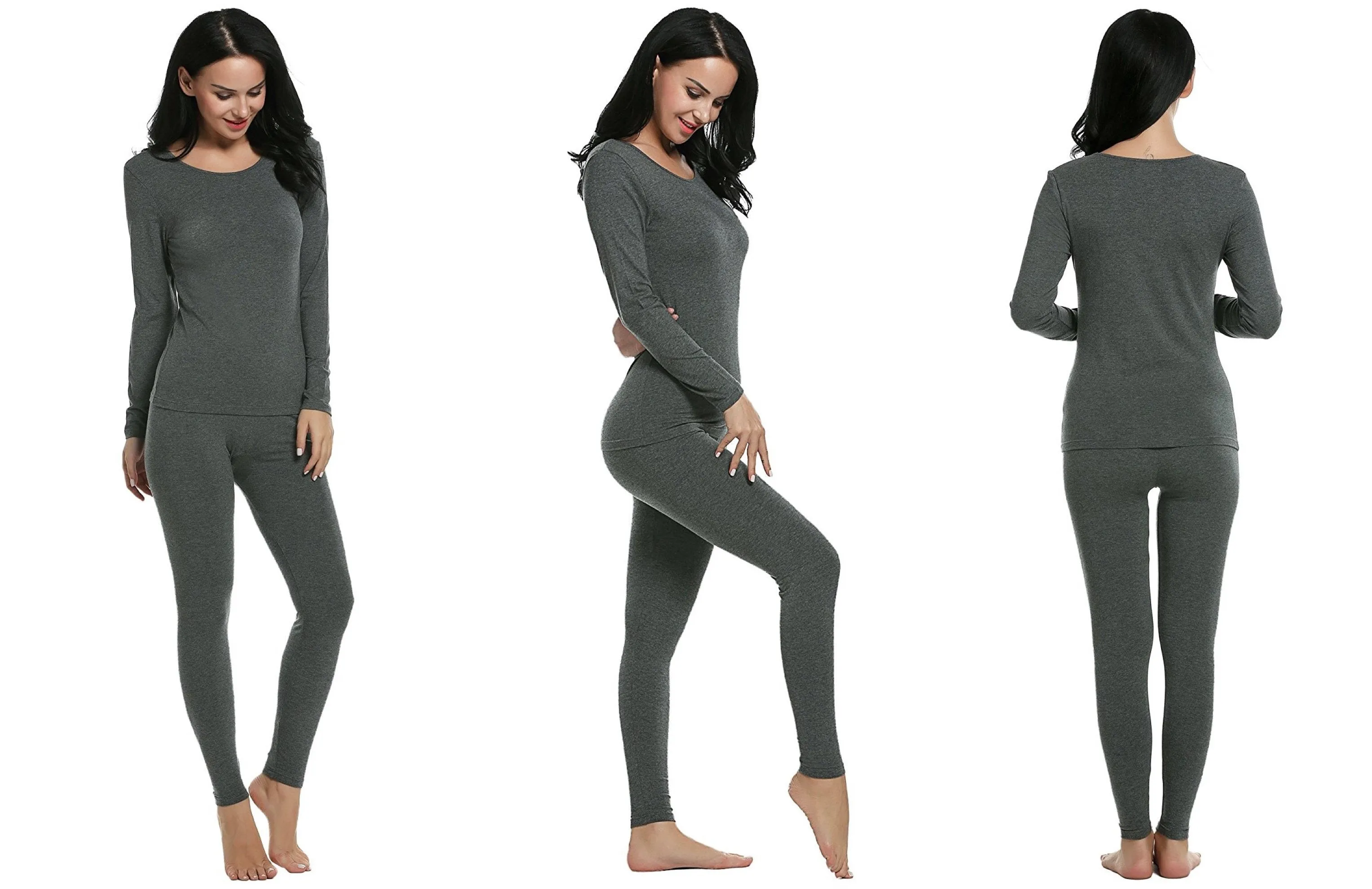 Thermal and Fleece Lined Top and Bottom Set