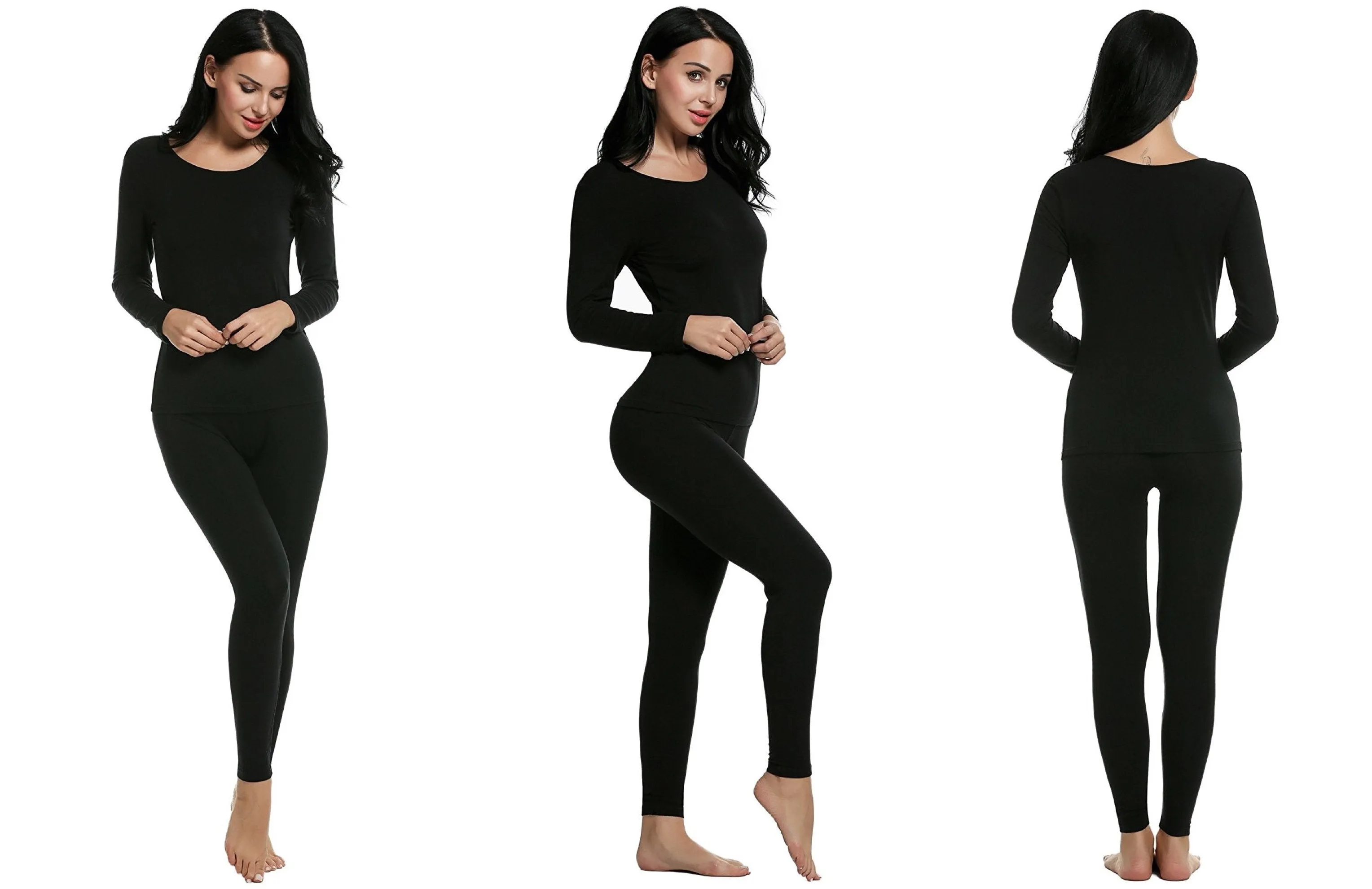 Thermal and Fleece Lined Top and Bottom Set