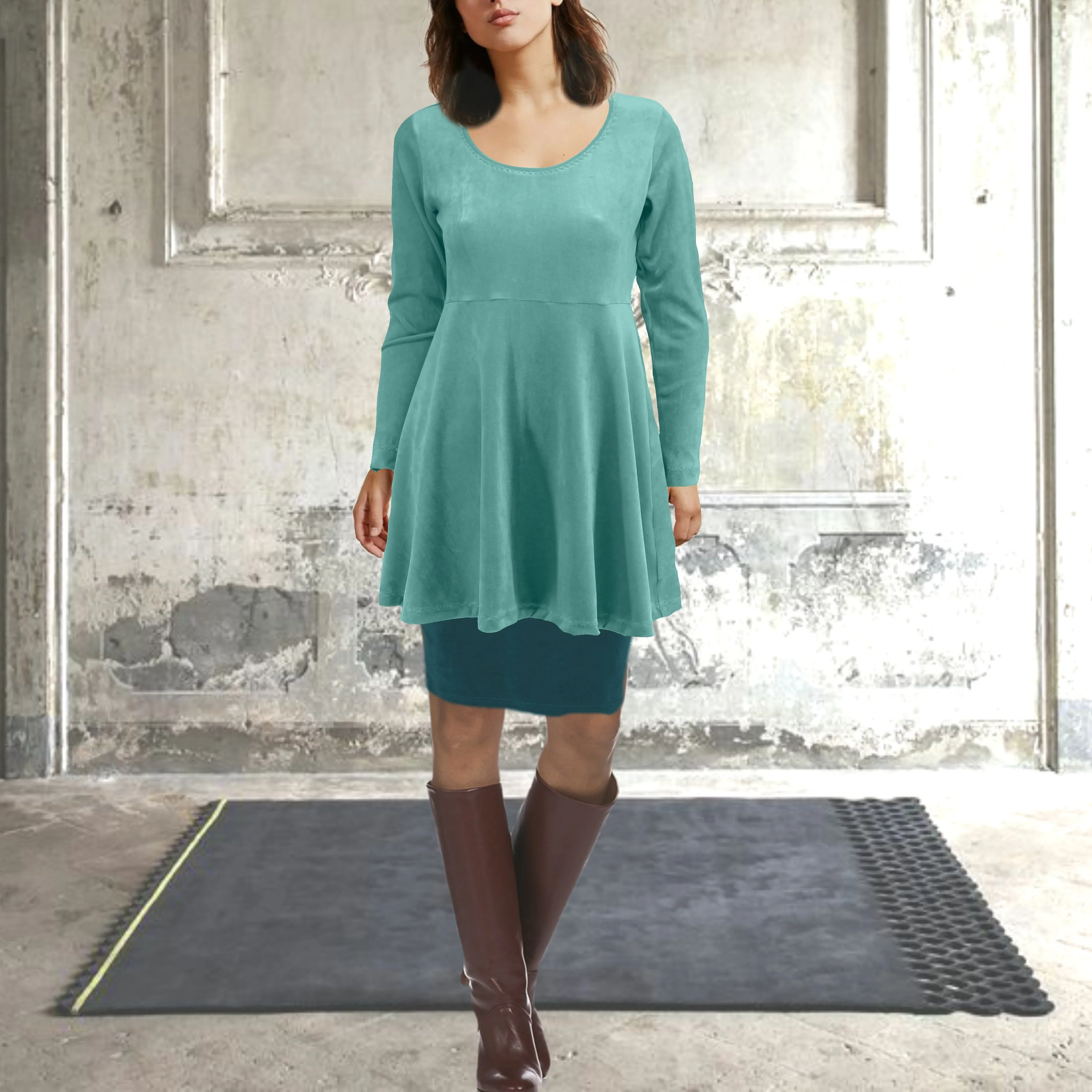 Tuniek van nicky velours/ Velvet tunic