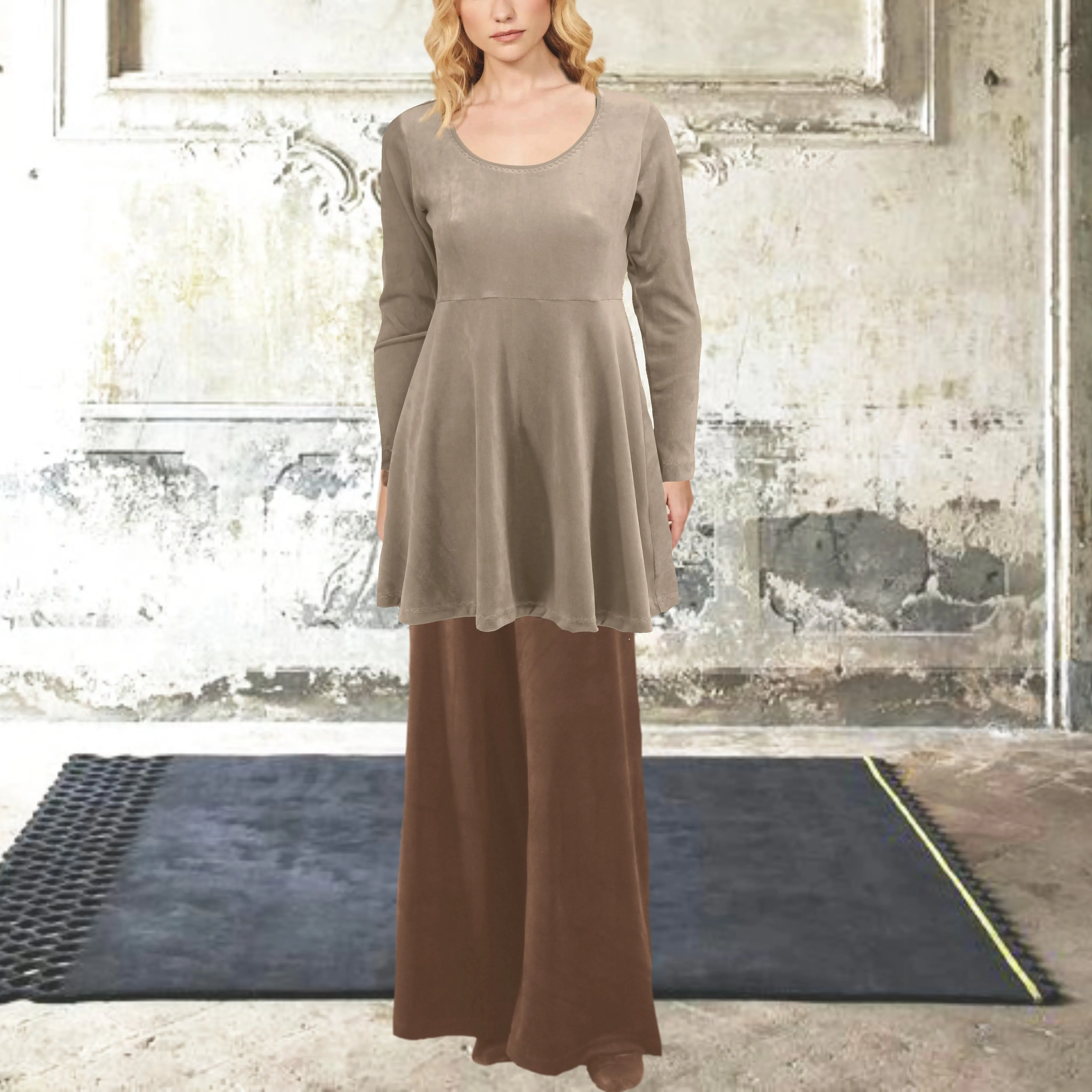 Tuniek van nicky velours/ Velvet tunic