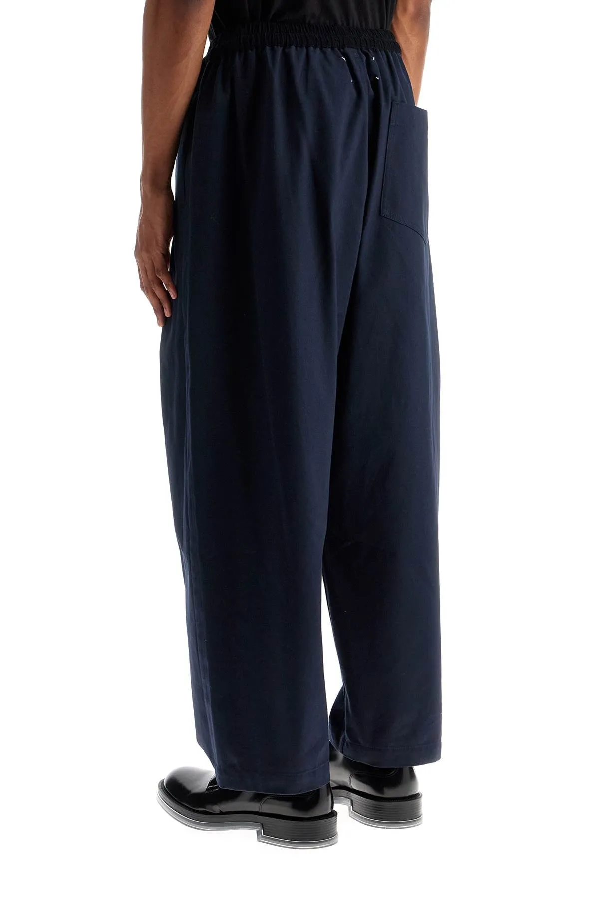 Wide Leg Trousers - Cotton