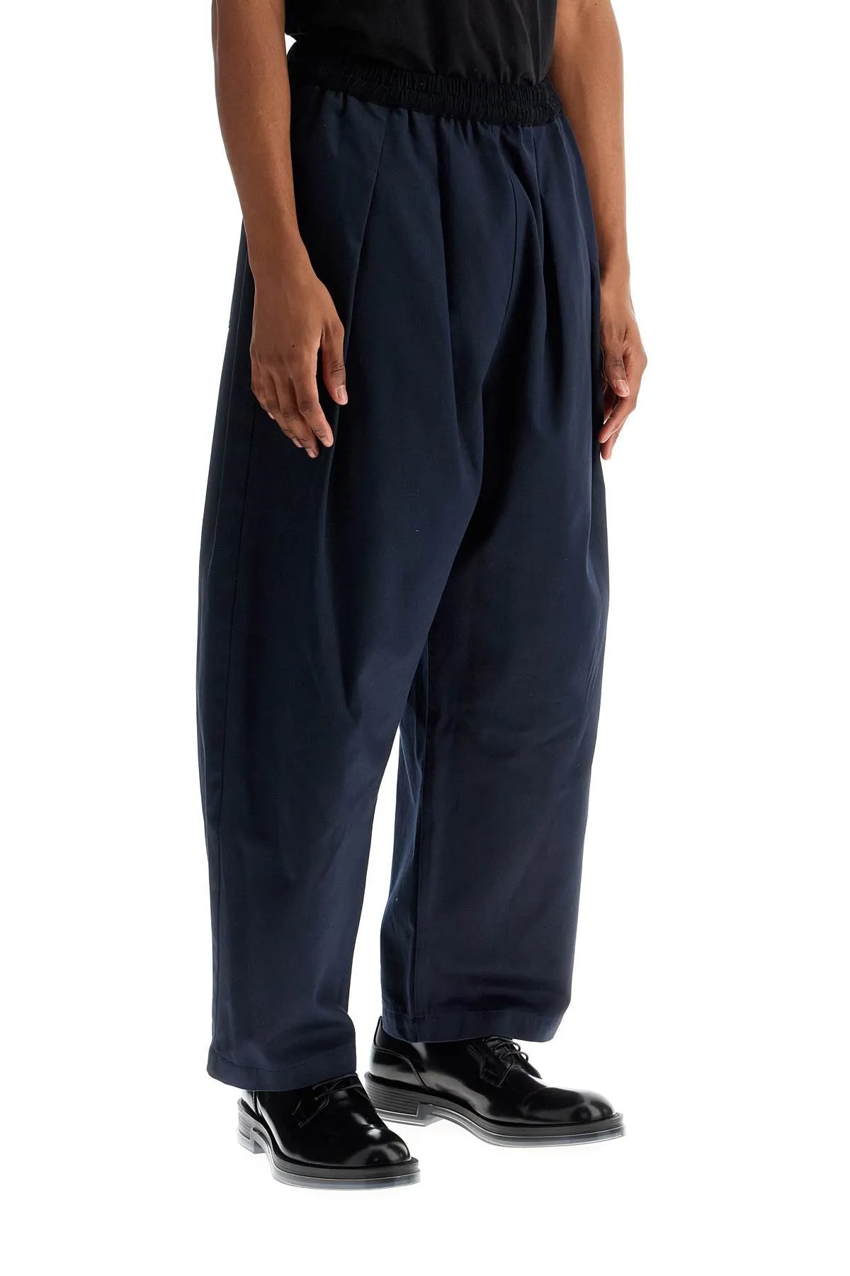 Wide Leg Trousers - Cotton